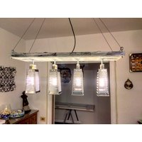 Handgemachte Vintage Deckenlampe - Designerstück Aus Küchenreiben Handgemachte Vintage Deckenlampe - Designerstück Aus Küchenreiben von VOUSY