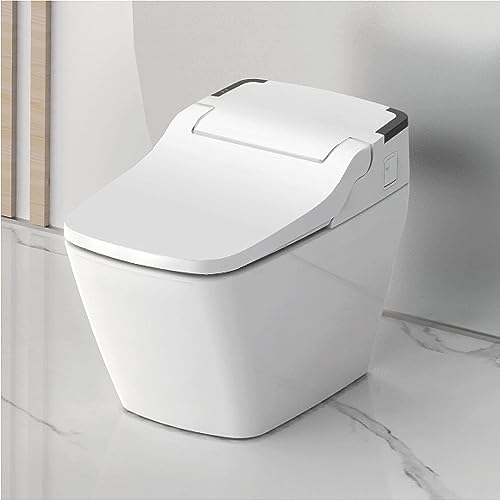 VOVO STYLEMENT TCB-090SA (Wall Drain) Intelligente Bidet-Toilette, einteilige Toilette mit automatischer Doppelspülung, beheiztem Sitz, warmem Wasser und trocken, aus Korea von VOVO