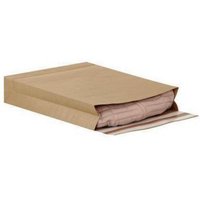 VOW - Faltentasche 400 x 500 mm (b x h) ohne Fenster 110g/m² mit Haftklebung Kraftpapier braun 100 St./Pack. von VOW