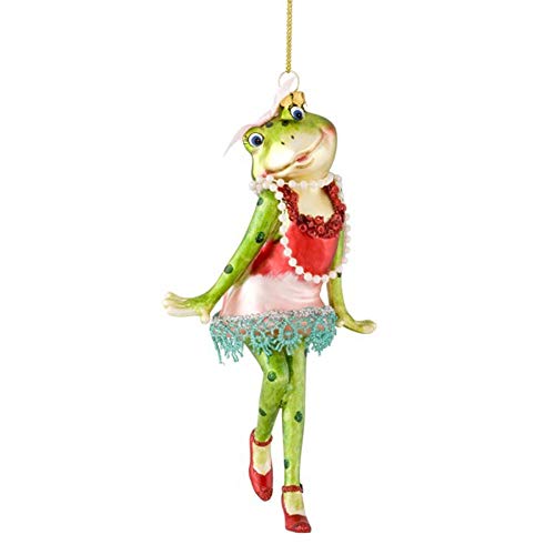 Gift Company 10092 - Hänger, Christbaumschmuck - Frosch Lady - Glas Gift Company 10092 - Hänger, Christbaumschmuck - Frosch Lady - Glas von Gift Company