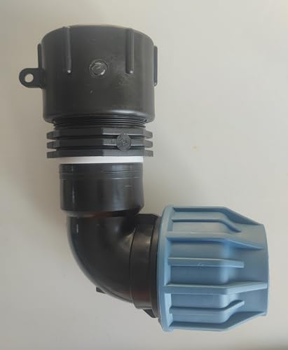 IBC-ADAPTER PE Winkel zum Verbinden von Wassertanks (40 mm) von VOXTRADE