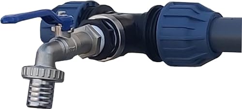 IBC Verbindungsset für 2-6 Wassertanks 40 mm für extra großen Auslauf (5) von VOXTRADE