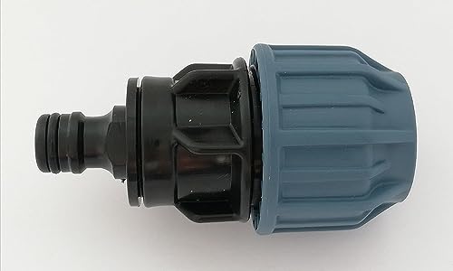 PE-Rohr Anschluss mit Schnellkupplung Klickanschluss 20mm / 25mm / 32mm (#39-25mm Rohr-Außendurchmesser!) von VOXTRADE