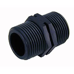 VOXTRADE PP Doppelnippel Reduziernippel Innengewinde Aussengewinde Verschiedene Größen 1", 3/4", 2" (1" AG #701) von VOXTRADE