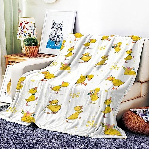 Enten Hochwertige Warme Weiche Flanell Plüsch Auf Der Schlafsofa Decke Geeignet Für Klimaanlage Decke Nap Decke (150x200cm (60x80in)) von VOZMIO