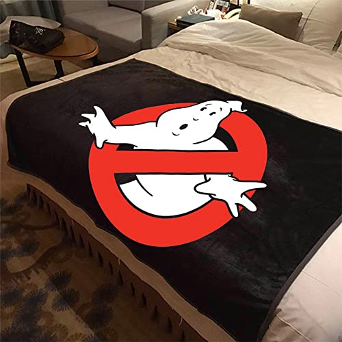 VOZMIO Ghost Busters Hochwertige Warme Weiche Flanell Plüsch Auf Der Schlafsofa Decke Geeignet Für Klimaanlage Decke Nap Decke (100x150cm (40x60in)) von VOZMIO