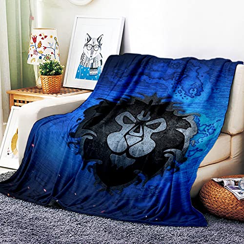 VOZMIO World of Warcraft Hochwertige Warme Weiche Flanell Plüsch Auf Der Schlafsofa Decke Geeignet Für Klimaanlage Decke Nap Decke (100x150cm (40x60in),A) von VOZMIO