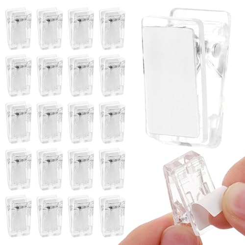 20 Stück selbstklebende Tapisserie-Clips,Selbstklebende Federklammer,Mini Wandclips,Klare Kunststoff Federclips,Deko Clip Wandteppich Clips zur Fotoclips für Zuhause Büro Poster Schule 20 Stück selbstklebende Tapisserie-Clips,Selbstklebende Federklammer,Mini Wandclips,Klare Kunststoff Federclips,Deko Clip Wandteppich Clips zur Fotoclips für Zuhause Büro Poster Schule von VPB