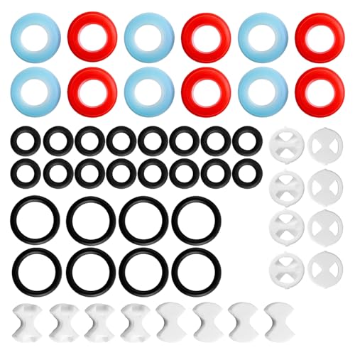 48 Stück Wasserhahn-Ventilkartuschen-Ersatz-Set–Silikon-O-Ring-Dichtungen und Unterlegscheiben zur Reparatur von Mischbatterien 48 Stück Wasserhahn-Ventilkartuschen-Ersatz-Set–Silikon-O-Ring-Dichtungen und Unterlegscheiben zur Reparatur von Mischbatterien von VPB