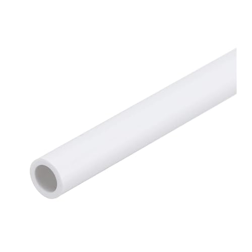 VPCPWTYZY 0,2–0,5 m weißes, starres PVC-Rundrohr – 4–45,2 mm Innendurchmesser / 6–50 mm Außendurchmesser, schlagfestes Rohr for Wasser und Handwerk catholic(9mmx11mmx0.23m) von VPCPWTYZY