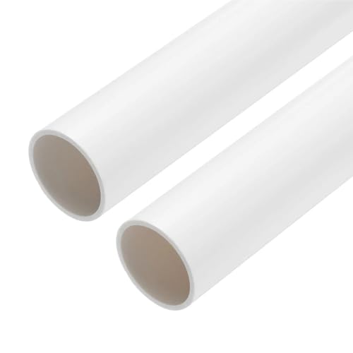 VPCPWTYZY 2 Stück weißes PVC-Rohr – 23 cm/30 cm starres Rohr for Gartenbewässerung und Aquarienwassersysteme catholic(81.4mmx90mmx0.3m) von VPCPWTYZY