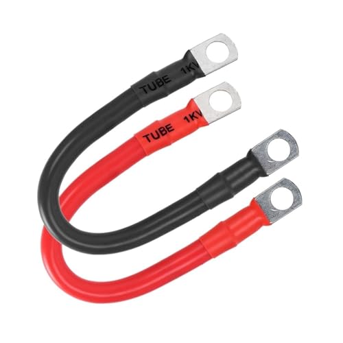 VPCPWTYZY 2AWG 35mm2 Connection Cable Copper Wire with SC Terminal For Series Parallel UPS Inverter catholic(Black and Red) von VPCPWTYZY
