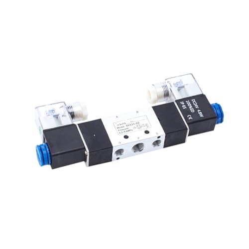 VPCPWTYZY 4V220-08 Magnetventil: Doppelkopf Doppelsteuerung: 5-Wege 2 Positionen: Power Down Hold: Pneumatisches Wegeventil catholic(Only valve,AC110V) von VPCPWTYZY