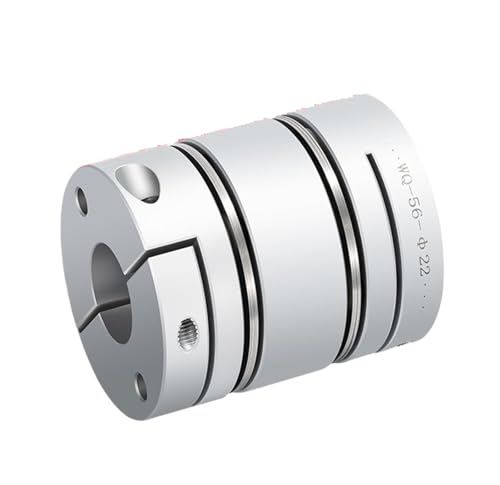 VPCPWTYZY D32 mm x L50 mm, Doppelmembrankupplung aus Aluminiumlegierung: Servomotoranschluss: Kugelumlaufspindeladapter: Encoder-Schnittstelle: CNC-System catholic(10X10) von VPCPWTYZY