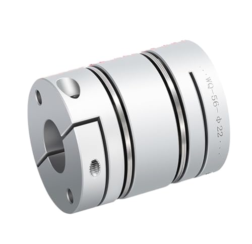 VPCPWTYZY D39 mm x L59 mm Doppelmembrankupplung aus Aluminiumlegierung: Servomotor: Kugelumlaufspindel: Encoder: CNC-System catholic(10X17) von VPCPWTYZY