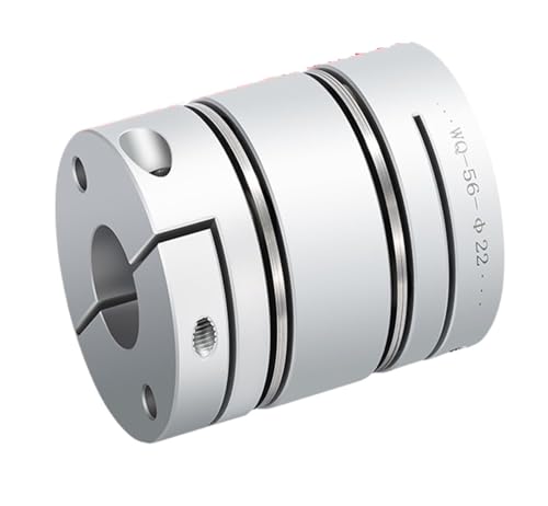 VPCPWTYZY Doppelmembrankupplung aus Aluminiumlegierung: D34 mm x L45 mm: Servomotor: Kugelumlaufspindel: Encoder: CNC-System: Starre Verbindung catholic(12x15) von VPCPWTYZY