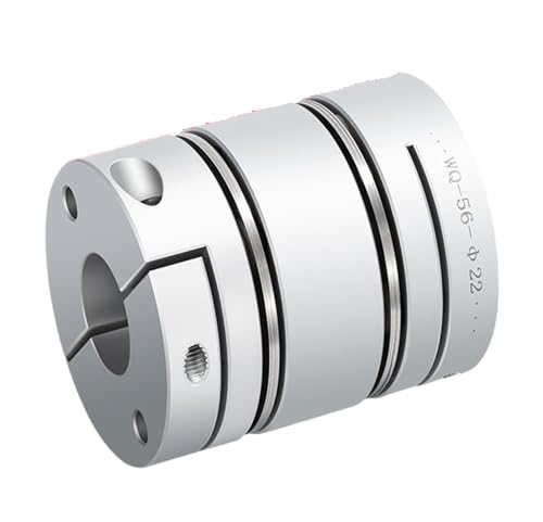 VPCPWTYZY Doppelmembrankupplung aus Aluminiumlegierung: D34 mm x L50 mm: Servomotor: Kugelumlaufspindel: Encoder: CNC-System: Starre Verbindung catholic(42mm) von VPCPWTYZY