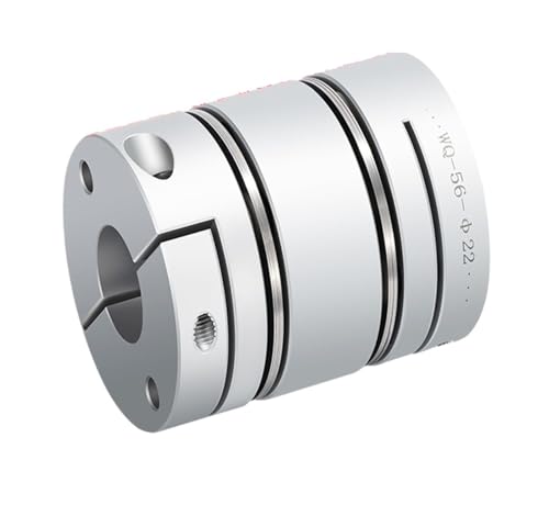 VPCPWTYZY Doppelmembrankupplung aus Aluminiumlegierung: D34 mm x L60 mm: Servomotor: Kugelumlaufspindel: Encoder: CNC-System: Starre Verbindung catholic(8X12.7) von VPCPWTYZY