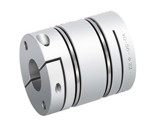 VPCPWTYZY Doppelmembrankupplung aus Aluminiumlegierung: D39 mm x L54 mm: Servomotor: Kugelumlaufspindel: Encoder: CNC-System catholic(12x17) von VPCPWTYZY