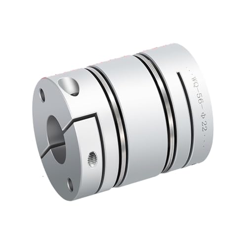 VPCPWTYZY Doppelmembrankupplung aus Aluminiumlegierung: D56mm L71mm Flexibler Anschluss for Kugelumlaufspindel und Servomotor catholic(5mm to 8mm) von VPCPWTYZY