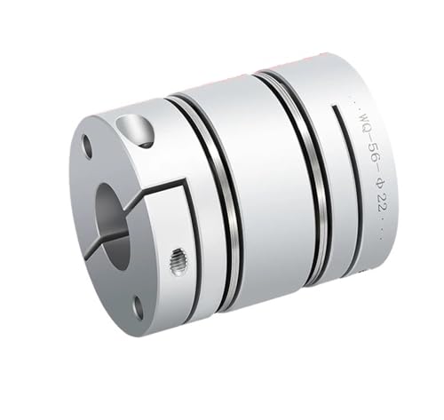 VPCPWTYZY Doppelmembrankupplung aus Aluminiumlegierung: D56mm L87mm Elastischer Anschluss for Kugelumlaufspindel-Schrittservomotor catholic(38X42) von VPCPWTYZY