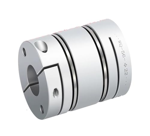 VPCPWTYZY Membrankupplung aus Aluminiumlegierung: D44mm L65mm: Kugelumlaufspindel Schritt-Servomotor Encoder-Anschluss: Computer catholic(17mm) von VPCPWTYZY