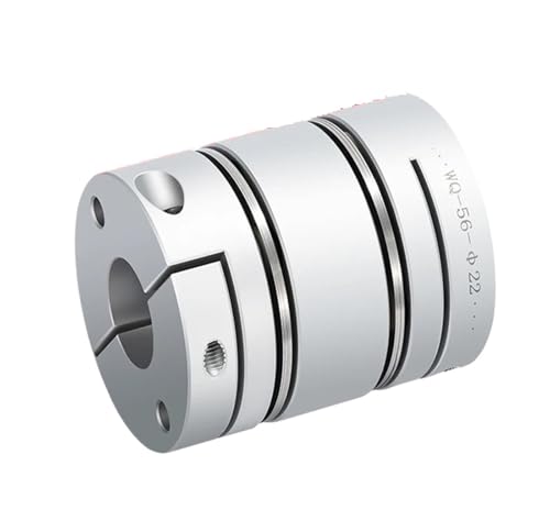 VPCPWTYZY Membrankupplung aus Aluminiumlegierung: D50mm L57mm: Kugelumlaufspindel Schritt-Servomotor Encoder-Anschluss: Computer catholic(19mm) von VPCPWTYZY