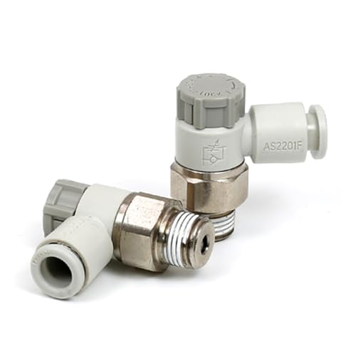 VPCPWTYZY SMC Typ AS1201/AS2201 Geschwindigkeitsregelventil mit Touch-Fitting catholic(AS2201F-01-10AS,2Pcs) von VPCPWTYZY