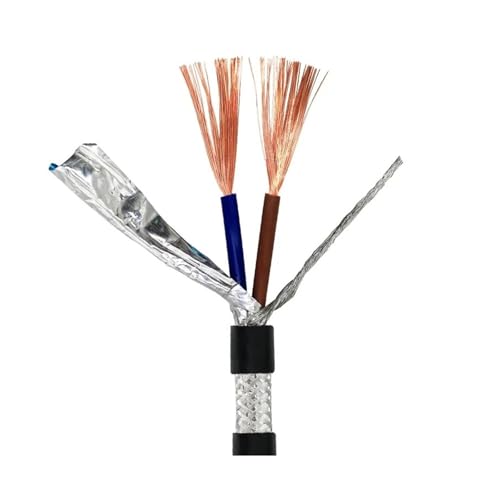 VPCPWTYZY UL2464 VW-1 Abgeschirmtes Kabel 2C 3C 4C 10AWG 12AWG 14AWG 16AWG 18AWG AWM-Signalsteuerkabel catholic(2core-20m,0.3mm) von VPCPWTYZY