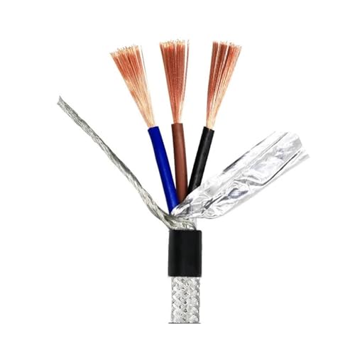 VPCPWTYZY UL2464 VW-1 Abgeschirmtes Kabel 2C 3C 4C 10AWG 12AWG 14AWG 16AWG 18AWG AWM-Signalsteuerkabel catholic(3core-50m,0.75mm 18AWG) von VPCPWTYZY