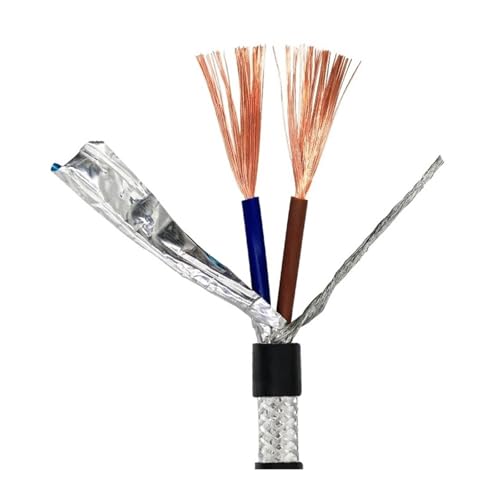 VPCPWTYZY UL2464 VW-1 Geschirmtes Steuerkabel – 2C/3C 20AWG/22AWG/24AWG/26AWG AWM-Signalkabel catholic(2core-50m,2.5mm 13AWG) von VPCPWTYZY