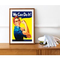 Reprint Des Ww2 Posters "We Can Do It" Mit Rosie The Riveter von VPCompanyUSA