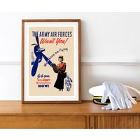 Reprint Des Ww2 Propathaft Plakates - Women's Army Air Corp von VPCompanyUSA
