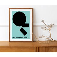 Reprint Eines Kunst Internationale Ausstellungsplakates Von 1964 von VPCompanyUSA