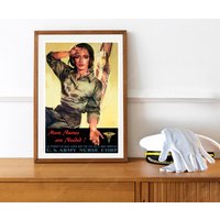 Reprint Eines Nursing Rekrutierungsplakats Der Us Army Aus Dem 2 von VPCompanyUSA