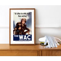 Reprint Eines Rekrutierungsposters Für Die Wac Aus Dem 2 Reprint Eines Rekrutierungsposters Für Die Wac Aus Dem 2 von VPCompanyUSA