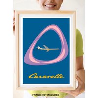 Reprint Eines Vintage Fluglinien-Reiseplakates Für Die Caravelle Reprint Eines Vintage Fluglinien-Reiseplakates Für Die Caravelle von VPCompanyUSA