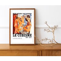 Reprint Eines Vintage Kubismus Ausstellungsplakats Von 1969 von VPCompanyUSA
