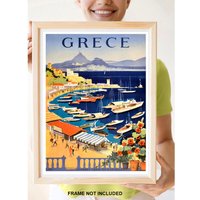 Reprint Eines Vintage Reiseplakates Nach Griechenland Reprint Eines Vintage Reiseplakates Nach Griechenland von VPCompanyUSA