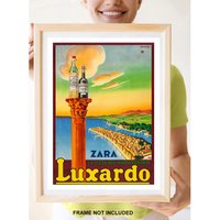 Reprint Eines Vintage Reiseplakates Nach Luxardo in Dalmatien, Kroatien von VPCompanyUSA