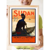 Reprint Eines Vintage Reiseplakats Aus Demzugeben von VPCompanyUSA