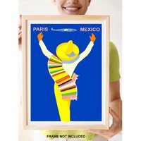 Reprint Eines Vintage Reiseplakats Nach Mexiko von VPCompanyUSA