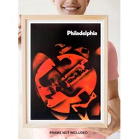 Reprint Eines Vintage Reiseplakats Nach Philadelphia Pa von VPCompanyUSA