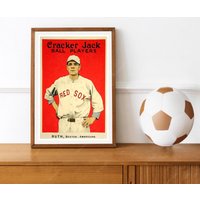 Reprint Eines Vintage Sportplakats - 1915 Babe Ruth Von Den Boston Red Sox Reprint Eines Vintage Sportplakats - 1915 Babe Ruth Von Den Boston Red Sox von VPCompanyUSA