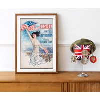 Reprint Eines Ww1 Kriegsanleihen Posters von VPCompanyUSA