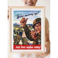 Reprint Eines Wwii Us Army Poster - Supply Corp von VPCompanyUSA