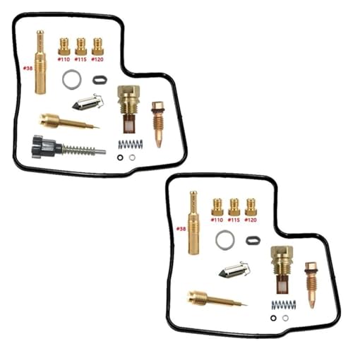 Für VT600C Für Shadow PC21 Für V-Typ Für Zylinder Motorrad Vergaser Reparatur Float Aircut Teile Vergaser Reparatur Satz(Color 1) von VPLPEREQAK