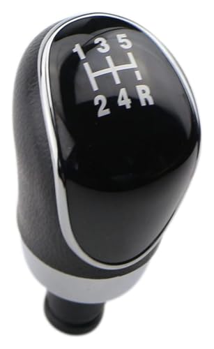 VPLPEREQAK Manueller Schaltknauf Kompatibel mit Ford Kompatibel mit C-Max 2011-2014 Auto Teile Getriebe Kopf Schaltknauf MT Handball Hebel ABS(5 Speed Black) von VPLPEREQAK