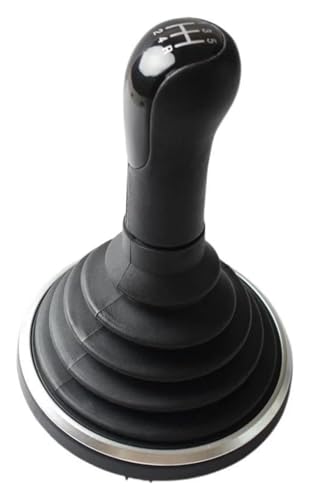 VPLPEREQAK Manueller Schaltknauf Kompatibel mit Ford Kompatibel mit Fiesta MK6 2002-2008 Connect Fusion MT Schaltknauf Hebel Stick Gamasche Boot Abdeckung Fall(Black Pen and Case) von VPLPEREQAK