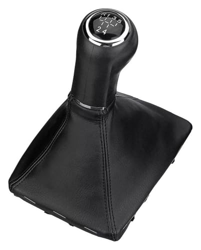 VPLPEREQAK Manueller Schaltknauf Kompatibel mit Opel Kompatibel mit Astra III H 1. Kompatibel mit Vauxhall 2004-2010 6 Gang Schalthebelknaufabdeckung Lederstiefel Staubdicht(5-speed With Frame) von VPLPEREQAK